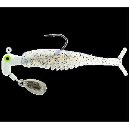 Blakemore 0.12 oz Crappie X-Tractor 2-0 Hook Fishing Lure, Monkey Milk CX3-311